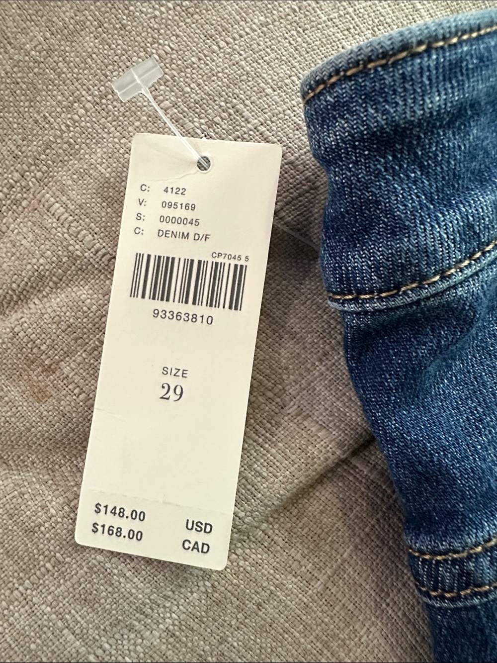 Pilcro Wide-Leg High-Rise Dark Blue Jeans - Picture 16 of 16